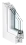 Sistema para ventanas de PVC KÖMMERLING Xtrem 76MD en blanco